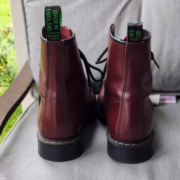 Solovair Oxblood Hi-8 Derby Boot - Picture 2 of 7